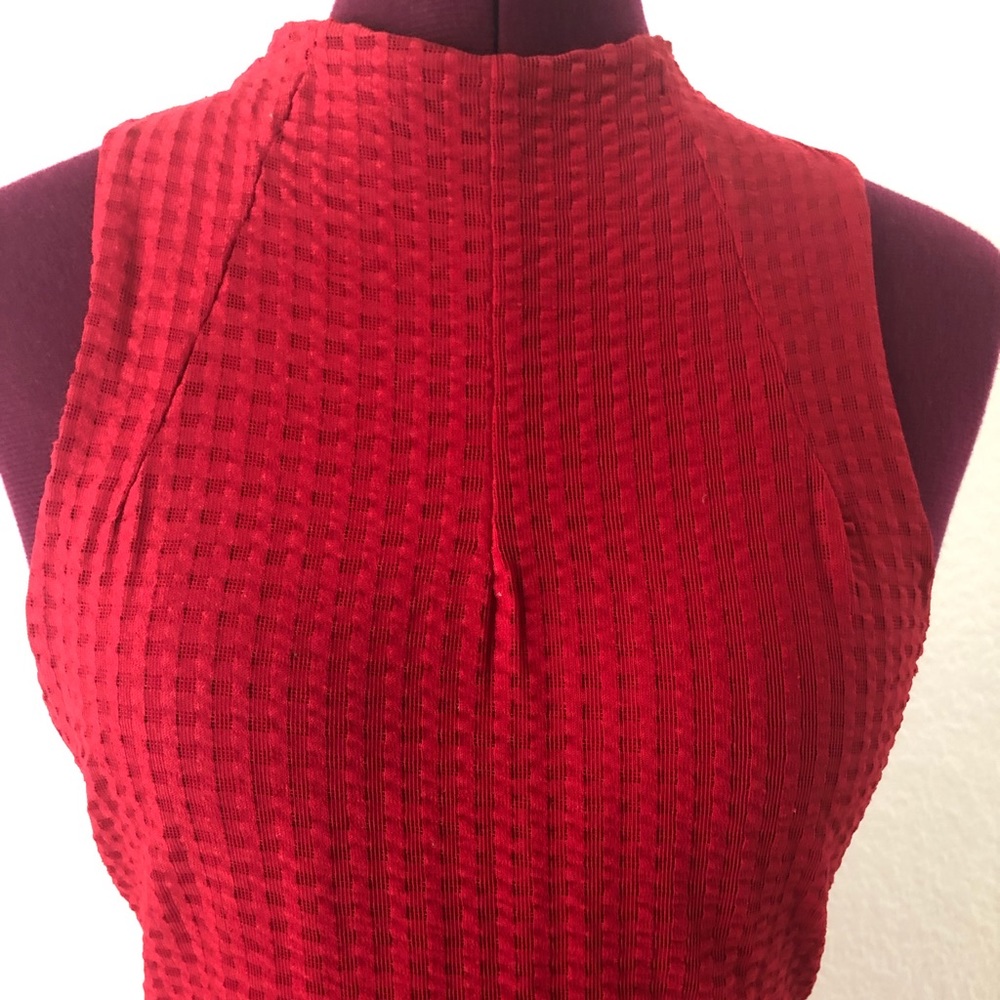 Anthropologie Deletta red dress